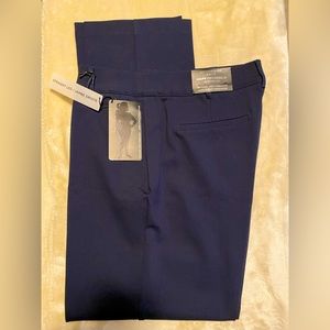 NWT Pennington’s Universal Fit Savvy Straight Leg Navy Dress Pants Size X